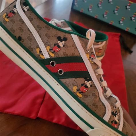 fake gucci mickey mouse shirt|gucci mickey mouse sneakers.